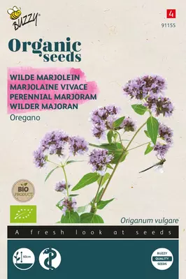 Buzzy zaden organic wilde marjolein - oregano (BIO) - afbeelding 1