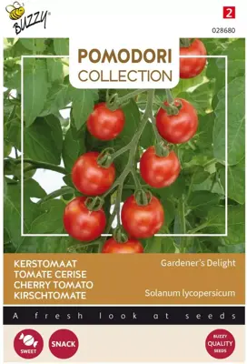 Buzzy zaden Pomodori, Kerstomaat Gardeners Delight (Cherry) - afbeelding 1