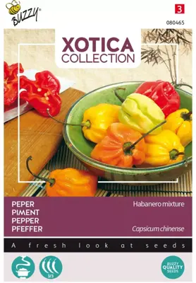 Buzzy zaden xotica peper habanero mix - afbeelding 1