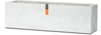 Capi lux laag plantenbak terrazzo 73x20x20 cm lichtgrijs - afbeelding 1