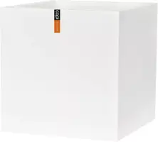Capi lux terrazzo plantenbak 20x20x20 cm wit - afbeelding 1