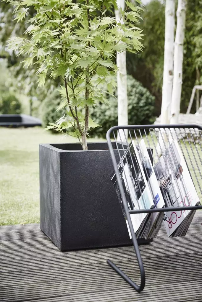 Tenen Uitverkoop iets Capi lux terrazzo plantenbak 50x50x50 cm zwart kopen? - tuincentrum Osdorp  :)