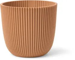 Capi 'made with' groove bol bloempot 28x27 cm peachy fuzz kopen?