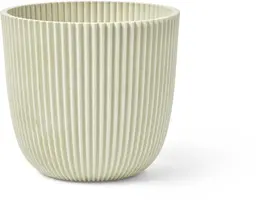 Capi 'made with' groove bol bloempot 28x27 cm zaagsel beige kopen?