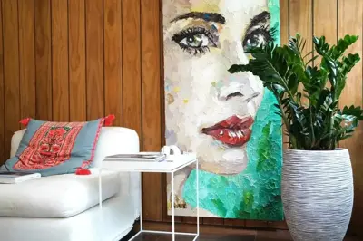 Capi nature elegant deluxe rib nl kunststof vaas 50x72 cm ivoor - afbeelding 3