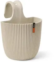 Capi nature groove bol balkonbak 21x28 cm beige - afbeelding 1