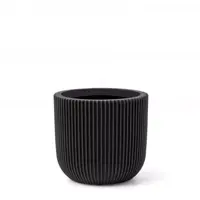 Capi nature groove indoor bol bloempot 9x8 cm zwart kopen?