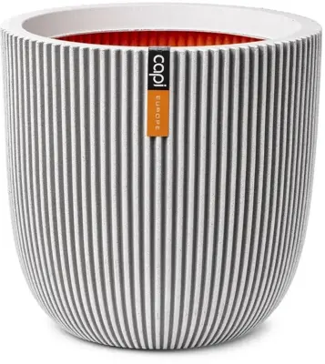 Capi nature groove nl bol bloempot 54x52 cm ivoor - afbeelding 1