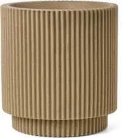 Capi nature groove nl cilinder vaas 44x46 cm beige kopen?