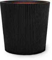 Capi nature groove nl conisch vaas 36x34 cm zwart kopen?