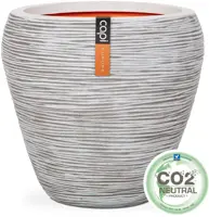 Capi nature rib nl bloempot tapered round 42x38 cm ivoor - afbeelding 2