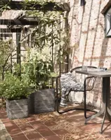 Capi nature rib nl kunststof plantenbak 30x30x30 cm antraciet - afbeelding 4