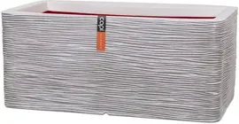 Capi nature rib nl kunststof plantenbak 73x39x32 cm ivoor - afbeelding 1