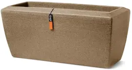 Capi plantenbak rechthoekig Arc Granite 60x35x40 cm taupe - afbeelding 1