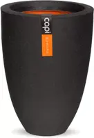 Capi urban smooth nl bloempot elegant low 36x47 cm zwart - afbeelding 1