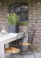 Capi urban smooth nl plantenbak square 30x30x30 cm zwart - afbeelding 3