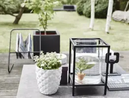 Capi urban smooth nl plantenbak square 40x40x40 cm zwart - afbeelding 6