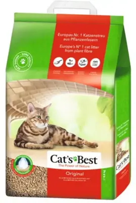 Cat's Best Original, klontvormende organische kattenbakvulling, 20 liter zak - afbeelding 6