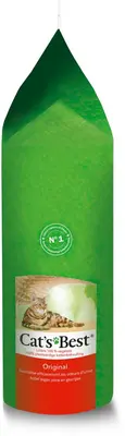Cat's Best Original, klontvormende organische kattenbakvulling, 20 liter zak - afbeelding 1