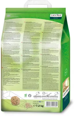 Cat's Best Sensitive – Antibacteriële Houtkorrels 20 L - afbeelding 3
