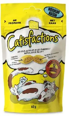 Catisfactions kattensnack kaas 60g - afbeelding 2