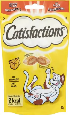 Catisfactions kattensnack kaas 60g - afbeelding 1