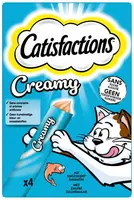 Catisfactions Kattensnack Zalm Creamy 4x10g - afbeelding 2