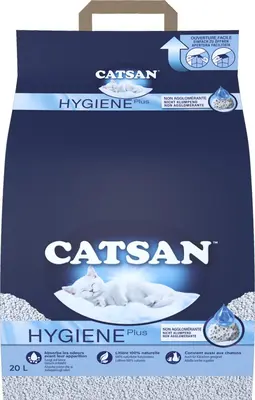 Catsan 20l Hygiene Plus – Kattenbakvulling