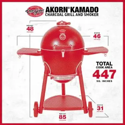 Char-griller® - Akorn® kamado grill & smoker - afbeelding 8