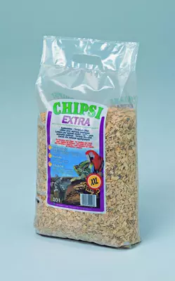 Chipsi Extra XXL, bodembedekking speciaal voor droge terraria en volieres, 10 liter zak