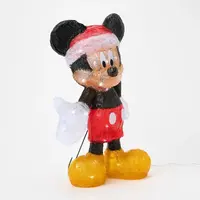 Christmas Mickey Mouse Lit Large Statue - afbeelding 5