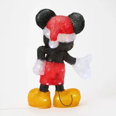 Christmas Mickey Mouse Lit Large Statue - afbeelding 10