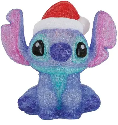 Christmas Stitch Acrylic Lit Medium Statue  - afbeelding 1