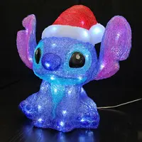 Christmas Stitch Acrylic Lit Medium Statue  - afbeelding 2