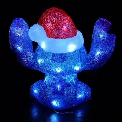 Christmas Stitch Acrylic Lit Medium Statue  - afbeelding 7
