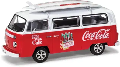 Coca-cola vw t2 surfbusje - afbeelding 1