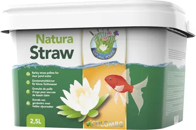 Colombo Natura Stro 2500ml - Korrels van Gerstestro voor Helder Vijverwater