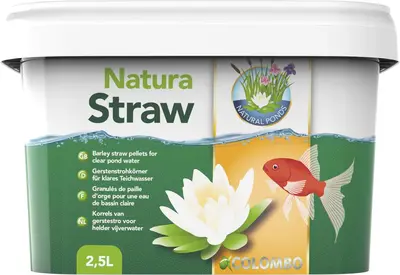 Colombo Natura Stro 2500ml - Korrels van Gerstestro voor Helder Vijverwater