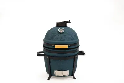 Compact kamado barbecue blauw 16 inch - afbeelding 1