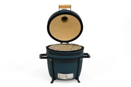 Compact kamado barbecue blauw 16 inch - afbeelding 3