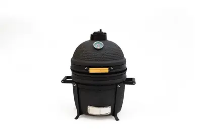 Compact kamado barbecue zwart 16 inch - afbeelding 1