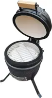 Compleet - Own Grill 13 inch kamado barbecue V1 zwart met heatdeflector - afbeelding 4