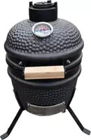 Compleet - Own Grill 13 inch kamado barbecue V1 zwart met heatdeflector - afbeelding 3