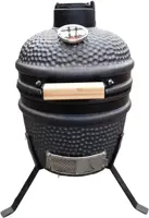 Compleet - Own Grill 13 inch kamado barbecue V1 zwart met heatdeflector - afbeelding 5