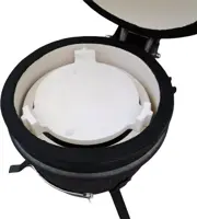 Compleet - Own Grill 13 inch kamado barbecue V1 zwart met heatdeflector - afbeelding 2