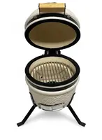 Compleet - Own Grill 13 inch kamado barbecue V2 creme met heatdeflector - afbeelding 3