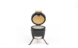 Compleet - Own Grill 13 inch kamado barbecue V2 zwart met heatdeflector - afbeelding 3