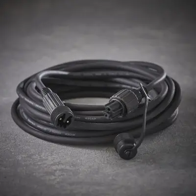 Connect 24 extension cord black extra 1000cm - afbeelding 1