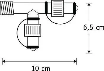 Connect xp t-connector 10xw6.5cm - afbeelding 2