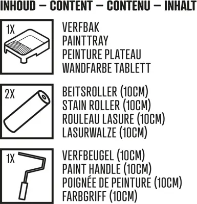 Copenhagen beitsset 4-delig - afbeelding 3